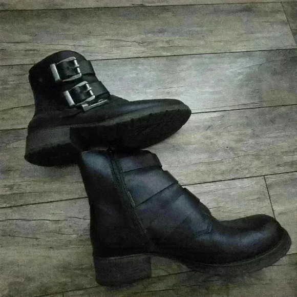 RIEKER black  boots size 41 - Picture 3 of 10